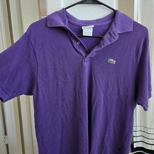 Lacoste Men's Polo Shirt in Vibrant Purple
